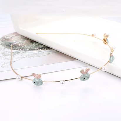 EASYA Fashion Starfish Shell Headband for Women Korean Style Simulated Pearl Hairband Hair Accesories