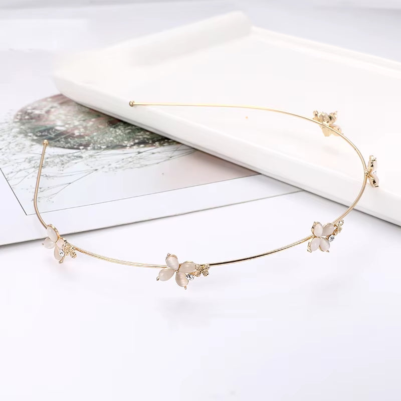 EASYA Fashion Starfish Shell Headband for Women Korean Style Simulated Pearl Hairband Hair Accesories