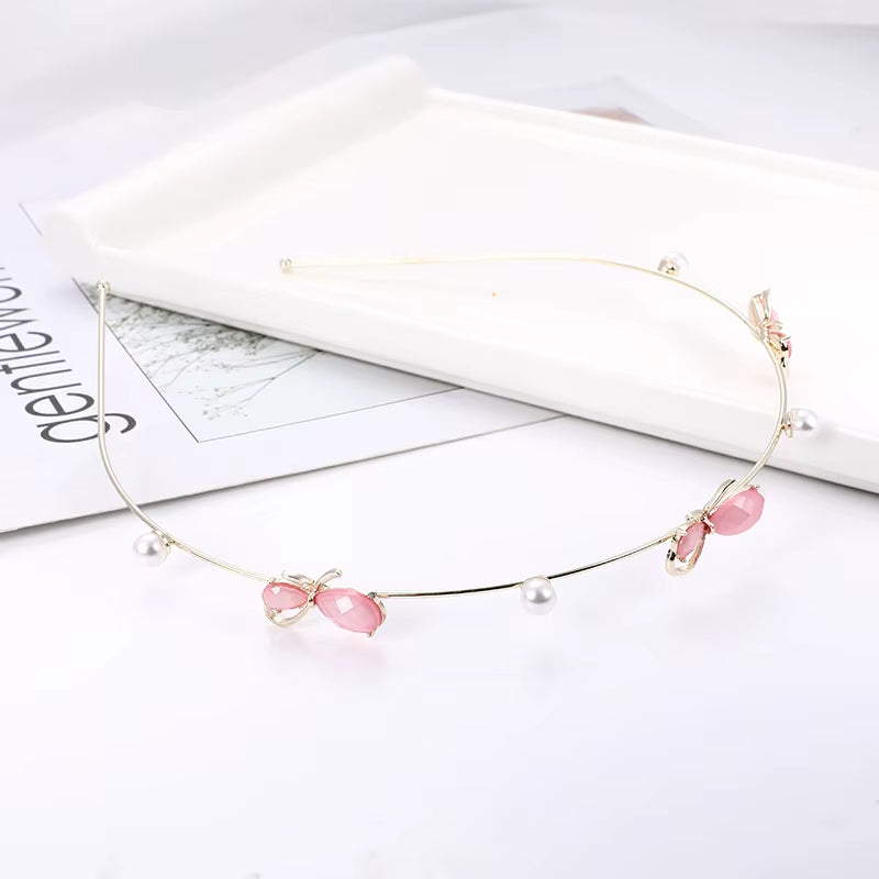 EASYA Fashion Starfish Shell Headband for Women Korean Style Simulated Pearl Hairband Hair Accesories