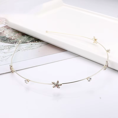 EASYA Fashion Starfish Shell Headband for Women Korean Style Simulated Pearl Hairband Hair Accesories