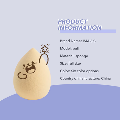 10Pcs/Kit Makeup Sponge Set Soft Colorful Cosmetic Puff Powder Foundation Beauty Tool Wholesale Women Beauty Makeup Tool