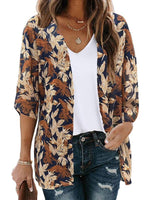 Blouses for Women Print Kimono plus Size Clothes Summer Casual Swimsuits Coverup Tops