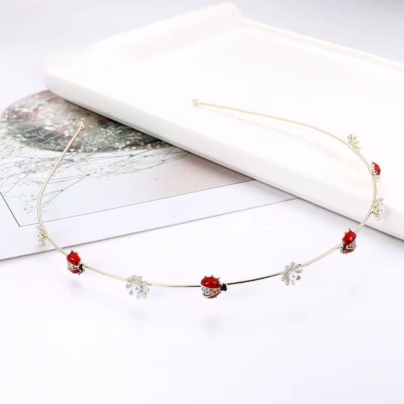 EASYA Fashion Starfish Shell Headband for Women Korean Style Simulated Pearl Hairband Hair Accesories