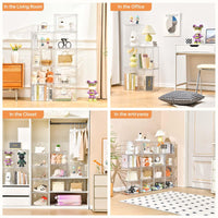 Purse Organizer for Closet Clear Acrylic Display Case for Handbag Storage Box