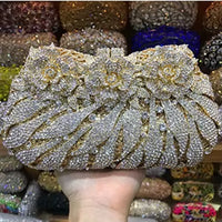 Women'S Diamond Handbags Rhinestones Evening Bags Bridal Stones Clutch Purse Lady Clutches Bags Party Wedding Evening Bag