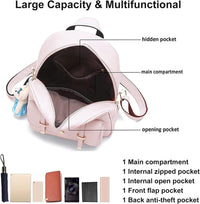 Mini Backpack for Girls Cute Backpack Purse Set Teen Kids Small PU Leather Bag