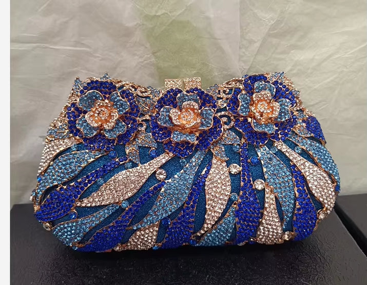 Women'S Diamond Handbags Rhinestones Evening Bags Bridal Stones Clutch Purse Lady Clutches Bags Party Wedding Evening Bag