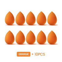10Pcs/Kit Makeup Sponge Set Soft Colorful Cosmetic Puff Powder Foundation Beauty Tool Wholesale Women Beauty Makeup Tool