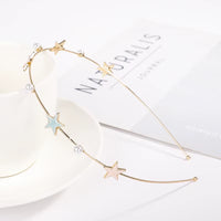 EASYA Fashion Starfish Shell Headband for Women Korean Style Simulated Pearl Hairband Hair Accesories