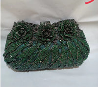 Women'S Diamond Handbags Rhinestones Evening Bags Bridal Stones Clutch Purse Lady Clutches Bags Party Wedding Evening Bag