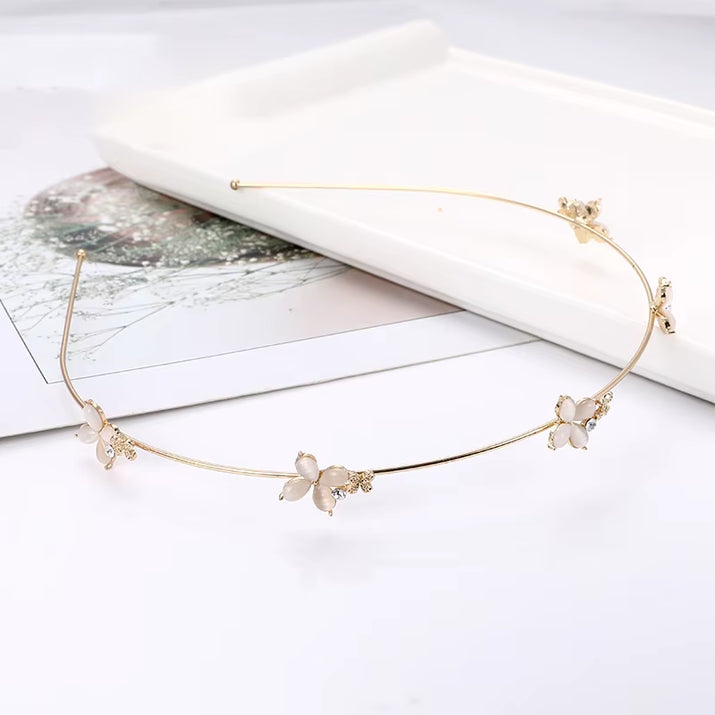 EASYA Fashion Starfish Shell Headband for Women Korean Style Simulated Pearl Hairband Hair Accesories