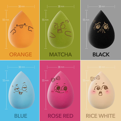 10Pcs/Kit Makeup Sponge Set Soft Colorful Cosmetic Puff Powder Foundation Beauty Tool Wholesale Women Beauty Makeup Tool