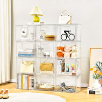 Purse Organizer for Closet Clear Acrylic Display Case for Handbag Storage Box