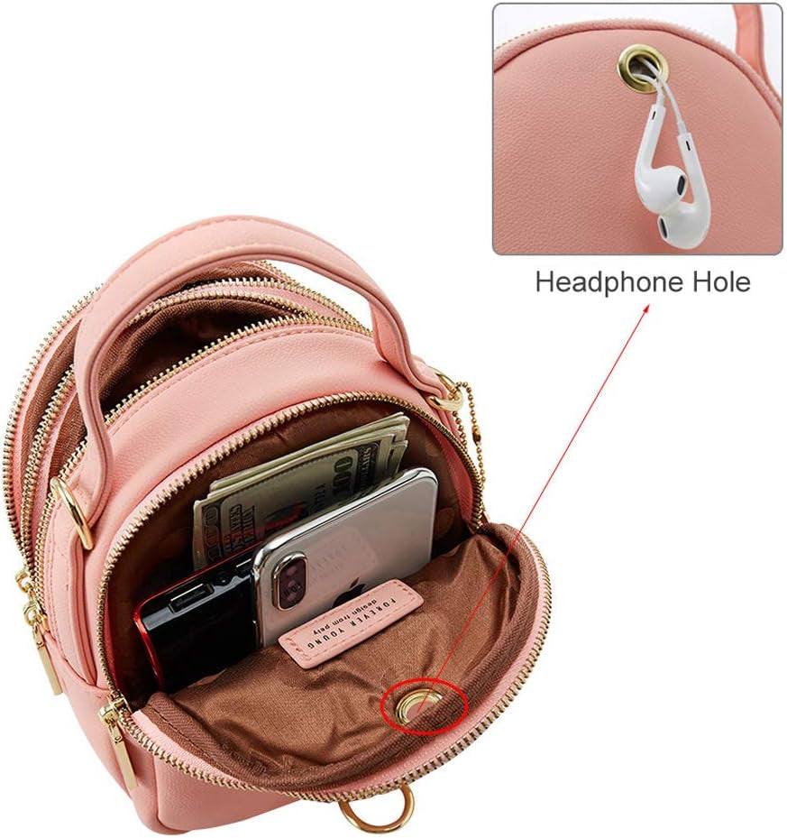 Mini Backpack Purse for Women Crossbody Phone Bag Wallets Handbags Clutch