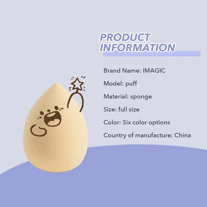 10Pcs/Kit Makeup Sponge Set Soft Colorful Cosmetic Puff Powder Foundation Beauty Tool Wholesale Women Beauty Makeup Tool