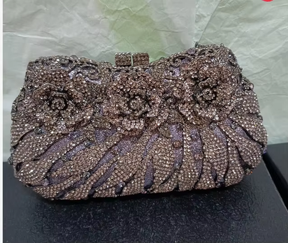 Women'S Diamond Handbags Rhinestones Evening Bags Bridal Stones Clutch Purse Lady Clutches Bags Party Wedding Evening Bag