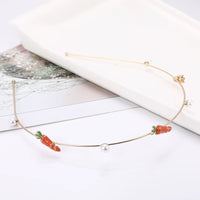 EASYA Fashion Starfish Shell Headband for Women Korean Style Simulated Pearl Hairband Hair Accesories