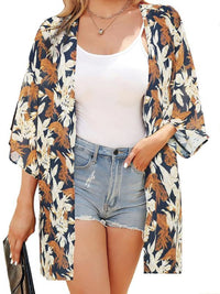 Blouses for Women Print Kimono plus Size Clothes Summer Casual Swimsuits Coverup Tops