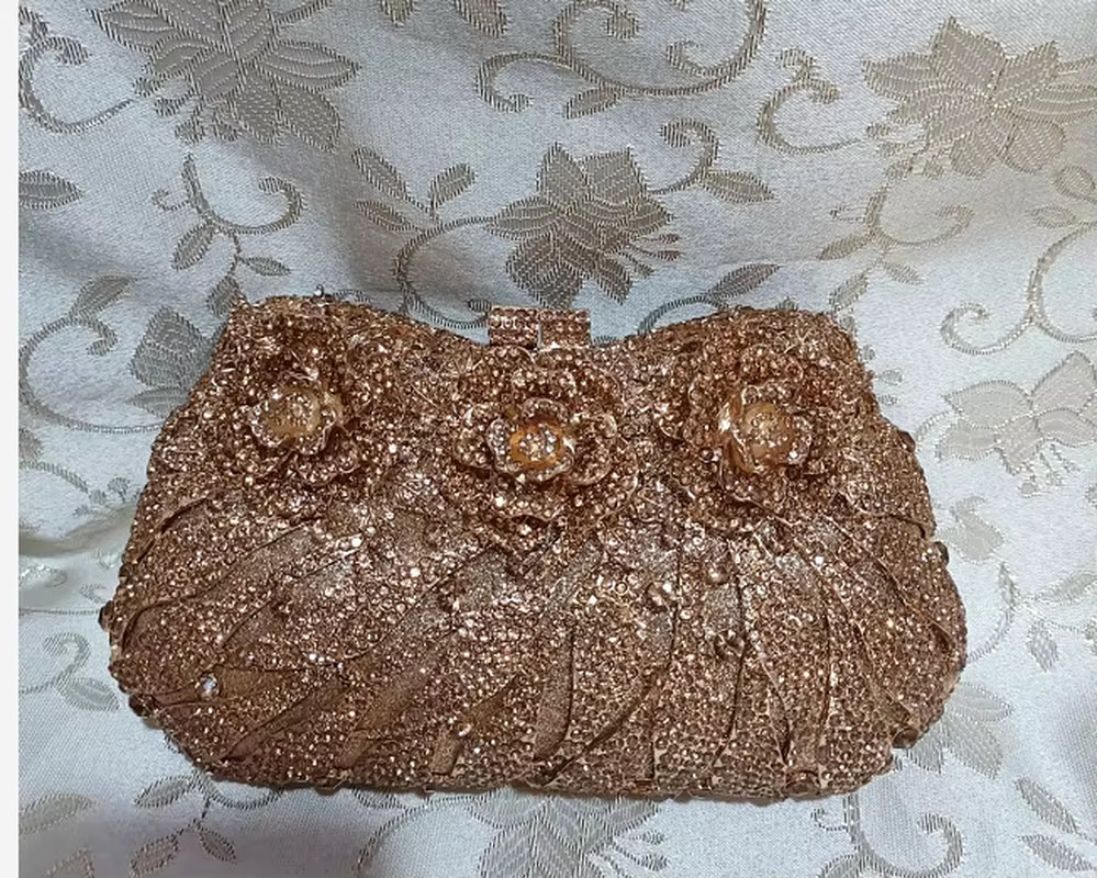 Women'S Diamond Handbags Rhinestones Evening Bags Bridal Stones Clutch Purse Lady Clutches Bags Party Wedding Evening Bag