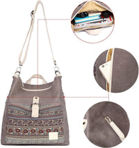 Backpack Purse Women Girls Canvas Backpack/Rucksack Convertible Shoulder Bag Casual Daypack